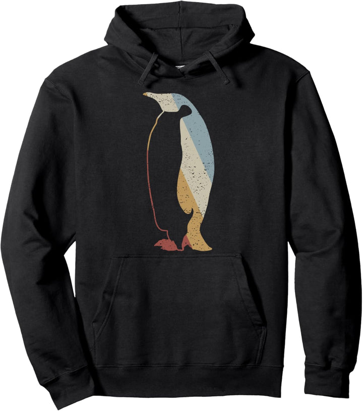Pinguin Retro Style Vintage Pullover Hoodie