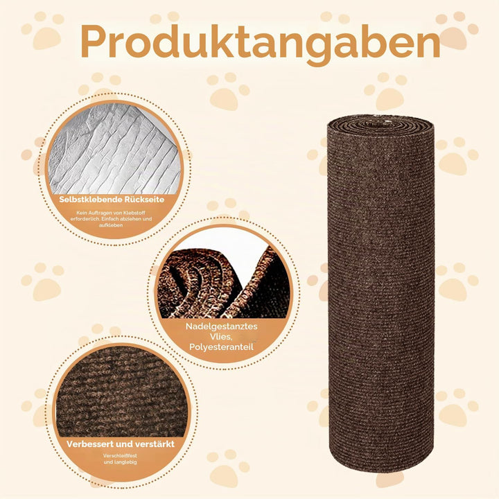 Kratzschutz Sofa Katze, Kratzmatte Selbstklebend für Sofa & Wand, Katzen Kratzbrett, Trimmbarer Schu