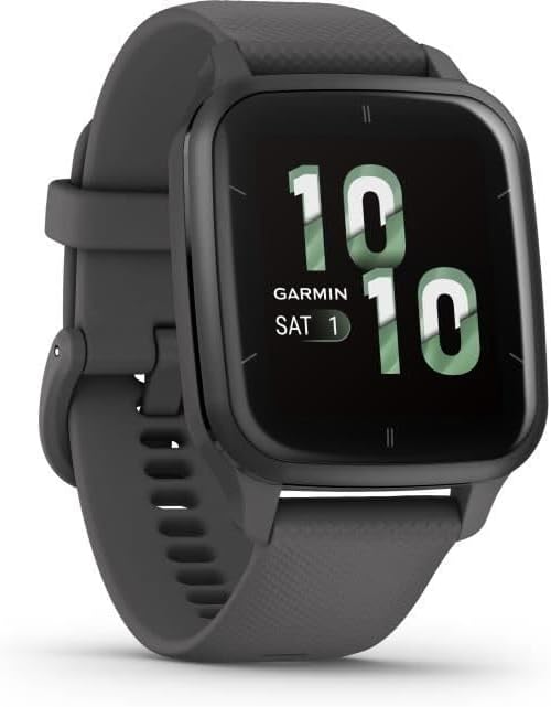 Garmin Venu Sq 2 - GPS-Fitness-Smartwatch mit 1,4" AMOLED Display, Schlafanalyse mit Sleep Score und
