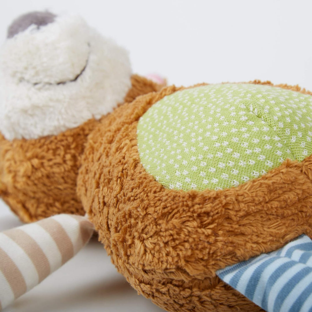 SIGIKID 38768 Kuscheltier Bär Green Mädchen und Jungen Babyspielzeug empfohlen ab Geburt mehrfarbig