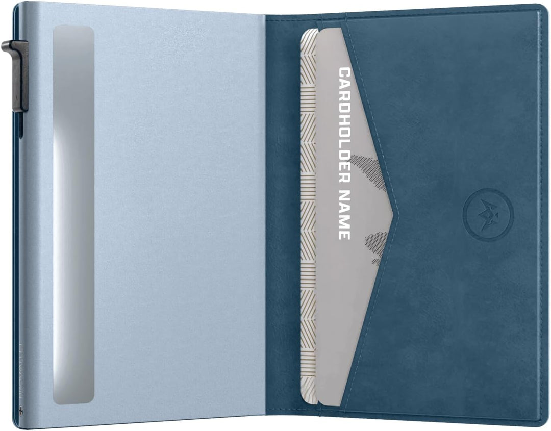 Kartenetui Slim – 8 Karten und geldscheine - RFID Schutz - Magnetischer Verschluss - Portemonnaie -