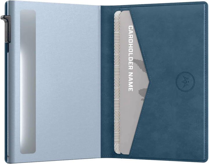 Kartenetui Slim – 8 Karten und geldscheine - RFID Schutz - Magnetischer Verschluss - Portemonnaie -