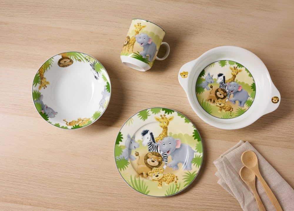 Ritzenhoff & Breker Kindergeschirr Afrikatiere Variante: Schale mit Griff 21,5 cm Afrikatiere