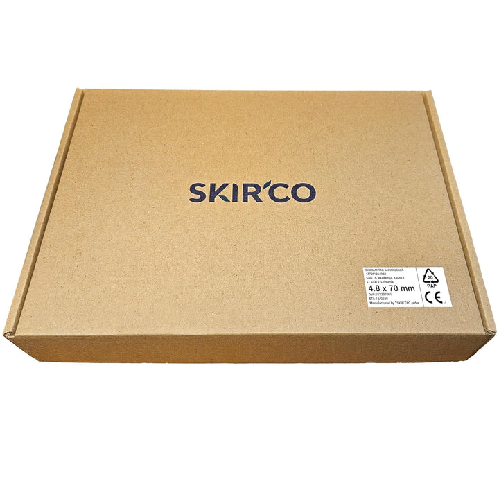 SKIR'CO (200 Stück) Verzinkte Dachschrauben 4,8 x 70 mm selbstbohrende Schrauben mit EPDM-Dichtungss