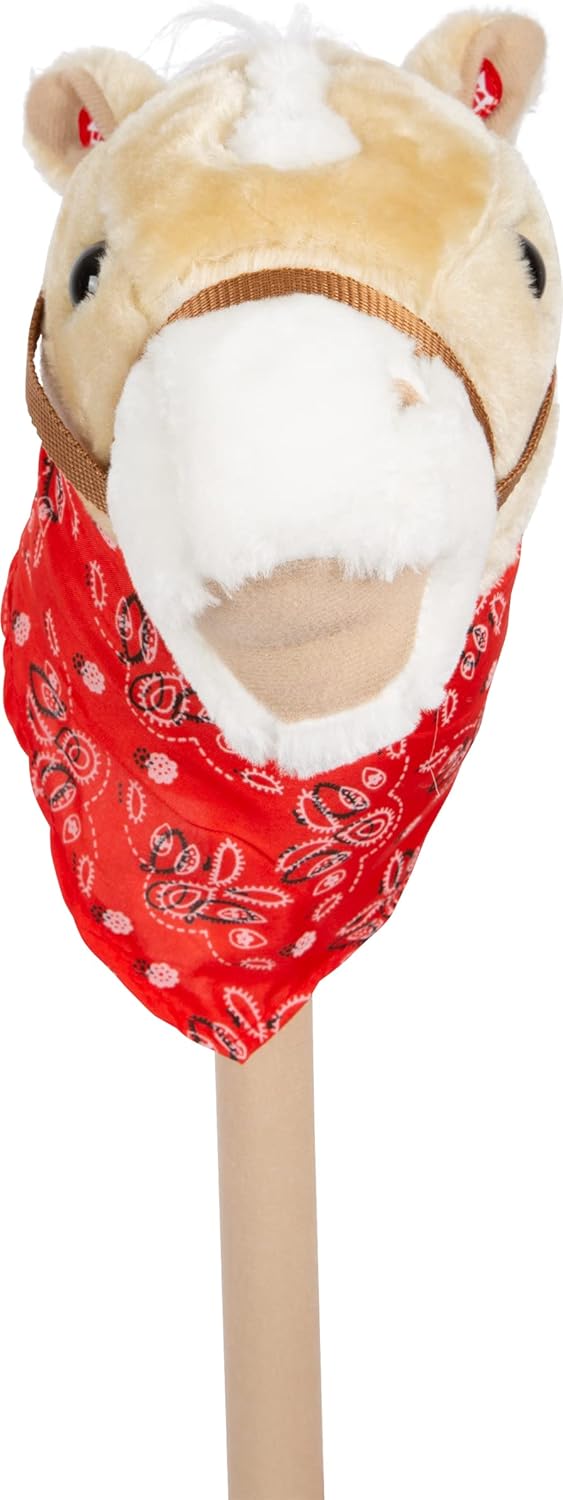 small foot Steckenpferd Rocky, mit Pferdekopf aus weichem Plüsch, mit praktischem Halfter zum Lenken