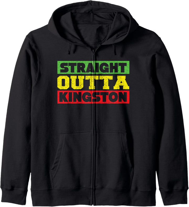 Direkt aus Kingston Jamaica Reggae Kapuzenjacke