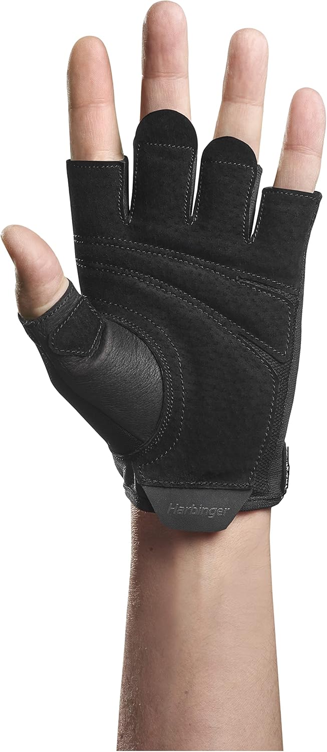 Harbinger Power Gewichtheber-Handschuhe Unisex XX-Large Schwarz, Unisex, Grösse XXL Schwarz