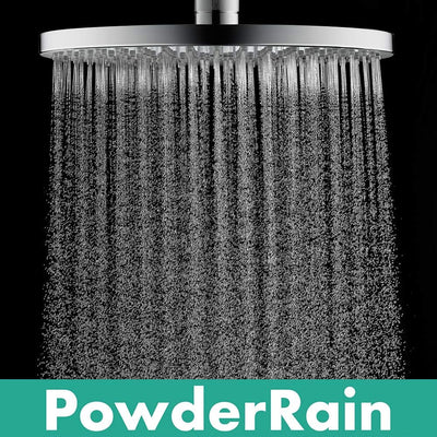 hansgrohe Raindance S - Kopfbrause, runde Duschbrause (⌀ 240 mm), Regendusche mit1 Strahlart (Powder