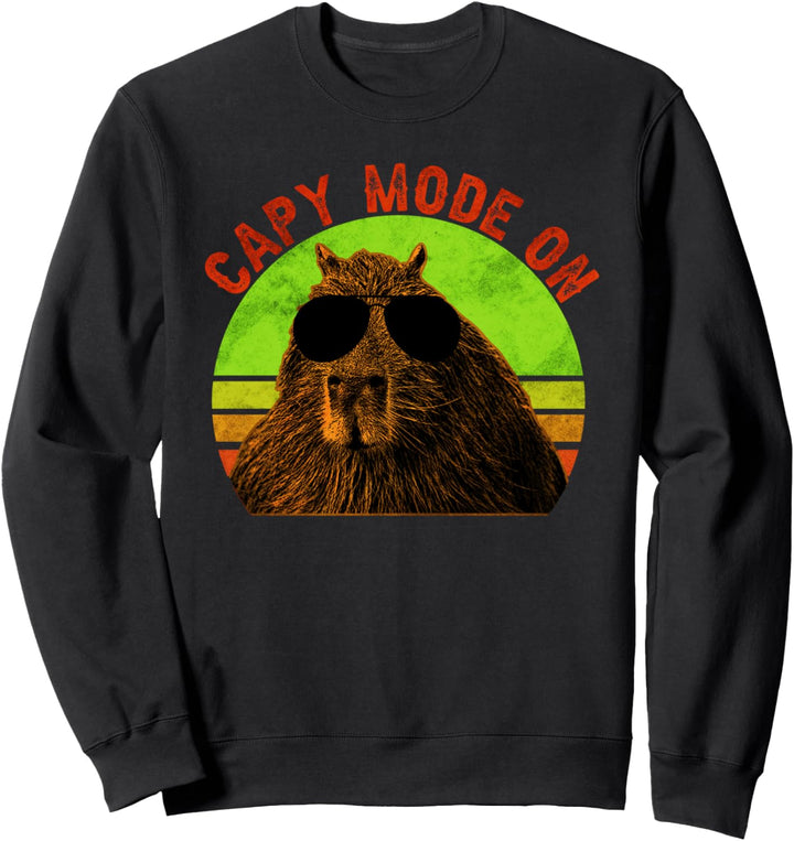 Capybaras Sonnenbrille Cabybara Sweatshirt