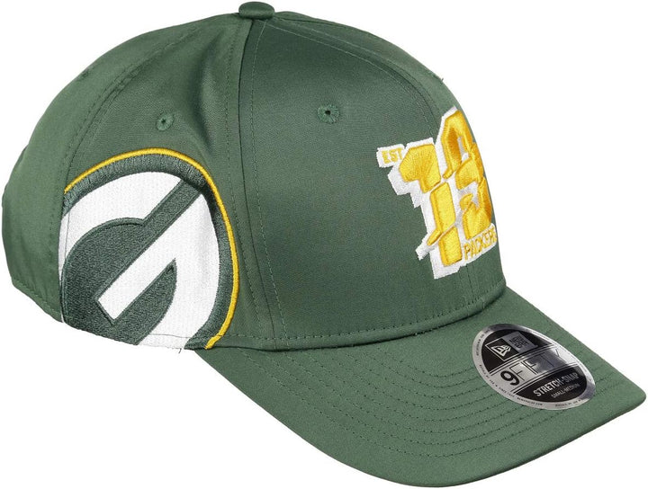 New Era NFL Cap 9fifty verstellbar Snapback Sideline American Football 2019 2020 Packers-Green S-M,