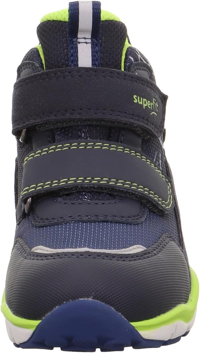 Superfit Jungen Sport5 Hohe Sneaker 21 EU Blau Hellgrün 8000, 21 EU Blau Hellgr&#xFC;n 8000