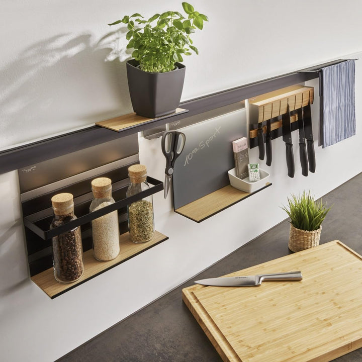 SO-TECH® Linero MosaiQ Obere Ablage 'M' 350x107x8 mm Titan grau Obere Ablage 'M' 350 Titangrau, Ober