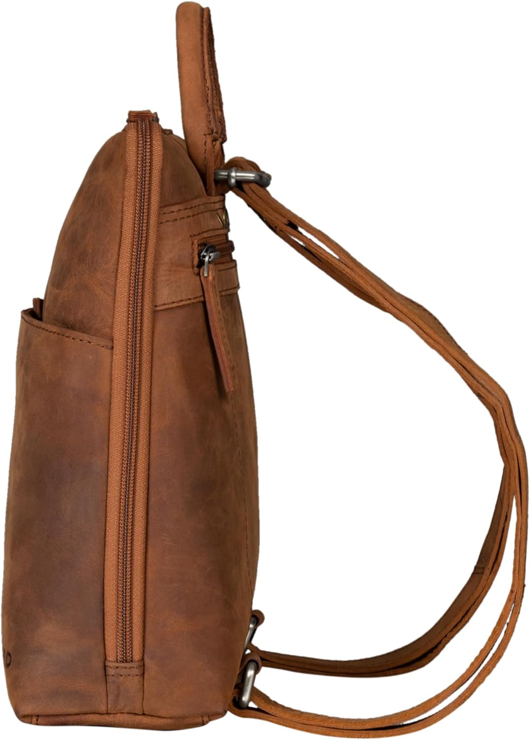 STILORD 'Holly' Rucksack Frauen Klein Leder Rucksackhandtasche Damen Lederrucksack für iPad und DIN