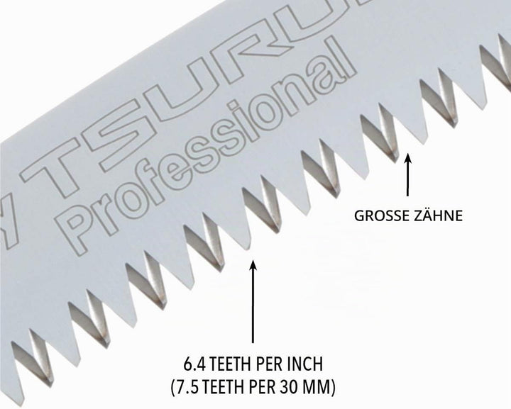 Silky Tsurugi Curve Fuchsschwanz, 454-33 330 mm, Large Teeth, 330 mm, Large Teeth