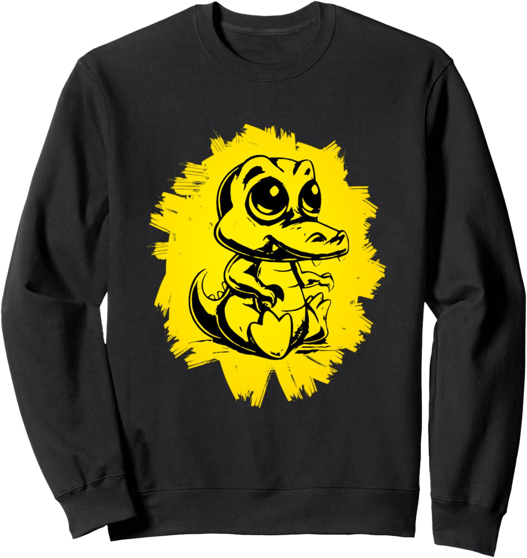 Krokodil Alligator Reptilien Echse Raubtiere Krokodile Sweatshirt