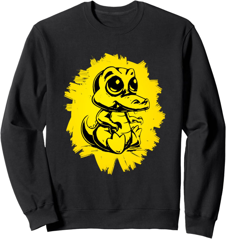 Krokodil Alligator Reptilien Echse Raubtiere Krokodile Sweatshirt