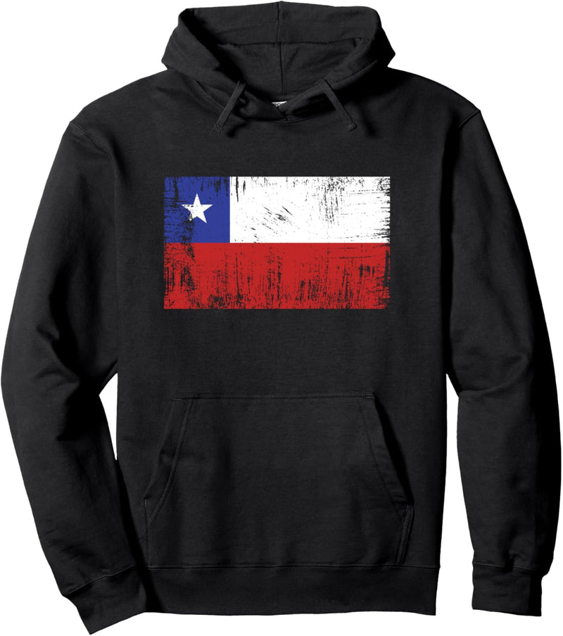 Chile Fahne Chilenische Flagge Geschenk Fussball-Fan Sport Pullover Hoodie