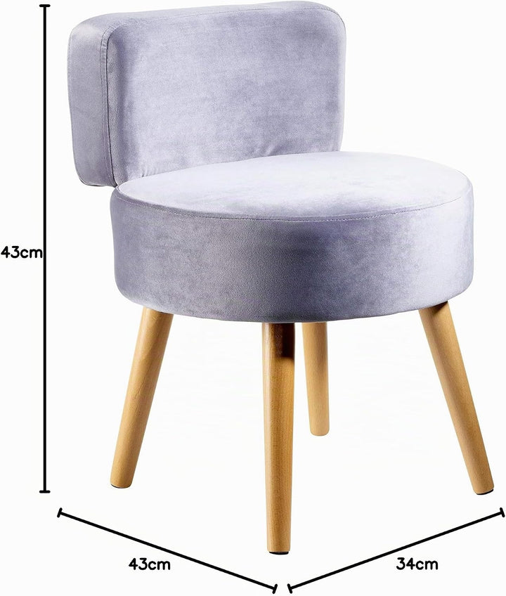 Echtwerk Sessel "Milo", Polstersessel, Skandinavischer Sessel, Stuhl mit Komfort, hohe Rückenlehne,