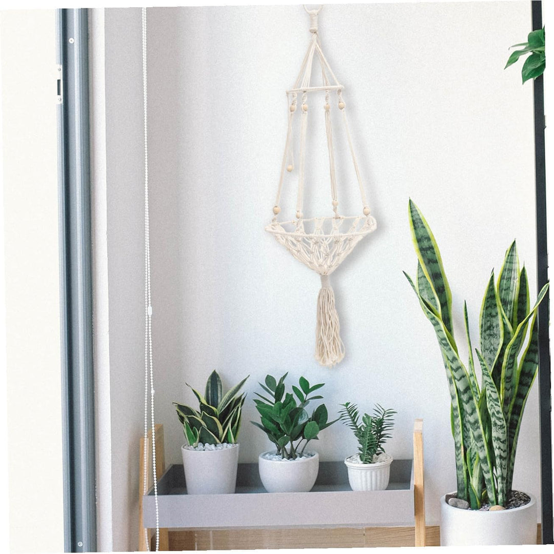VANZACK Dekorative Katzenhängematte Aus Makramee Woven Cat Swing Toy Für Kleine Haustiere Kreatives