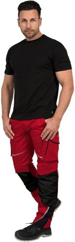 Leibwächter Bundhose FLEXH Flex LINE rot- schwarz Nr. FLEXH22 Grösse 56