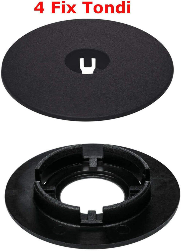 Sprint04002 schwarze Antirutschmatten, Rand verstärkt, zweifarbig, Fersenschutz, Polo IV 9 N11 / 200