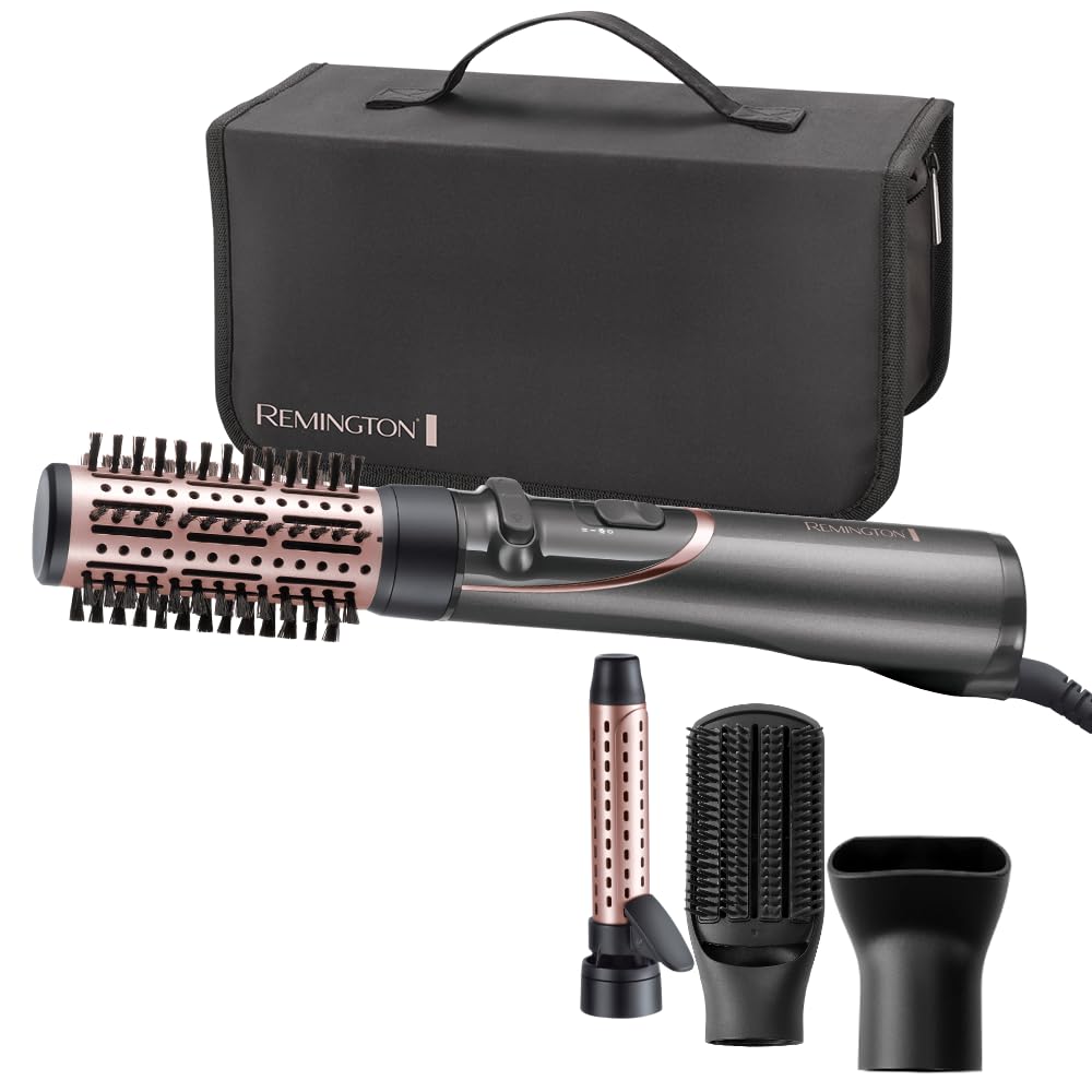 Remington Warmluftbürste rotierend (automatisch) Curl &amp; Straight 3-in-1 Ionen Styler: Volumen, Locke