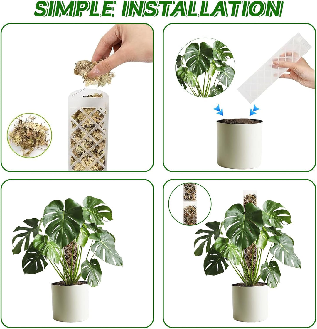 Moosstab für Monstera Rankhilfe Zimmerpflanzen Rankhilfe Monstera Pflanzstab Rankstäbe Plastik Mit P