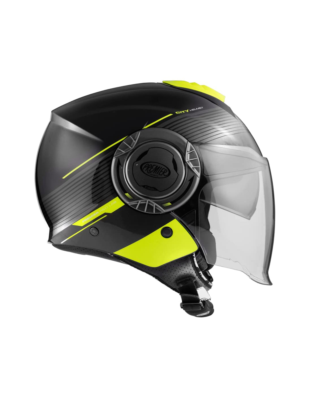 Premier Unisex-Adult Cool Evo Helm, XS Schwarz Und Gelb