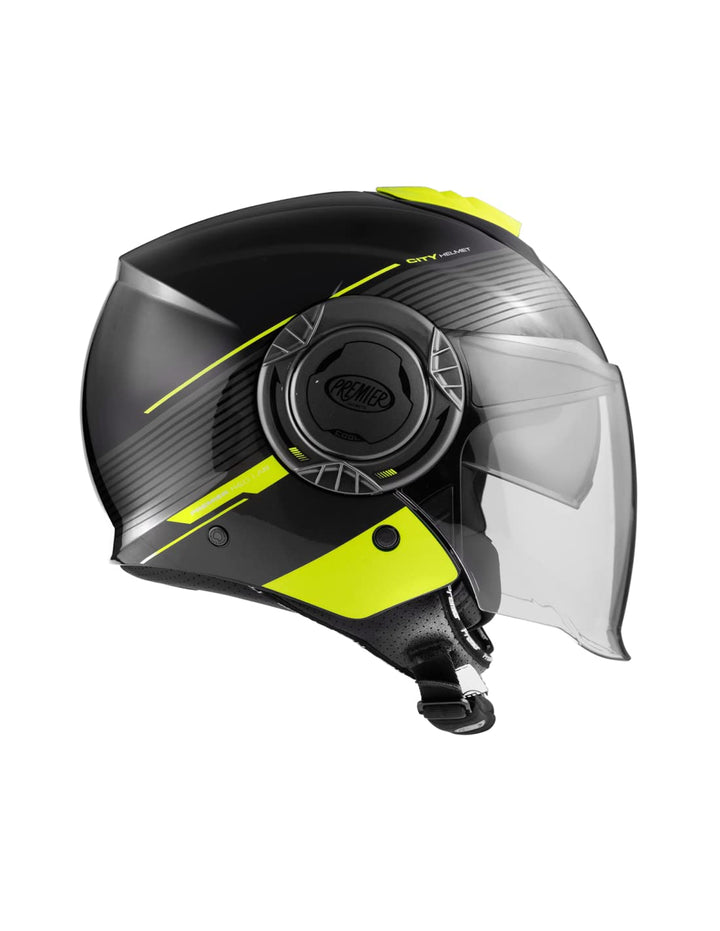 Premier Unisex-Adult Cool Evo Helm, XS Schwarz Und Gelb