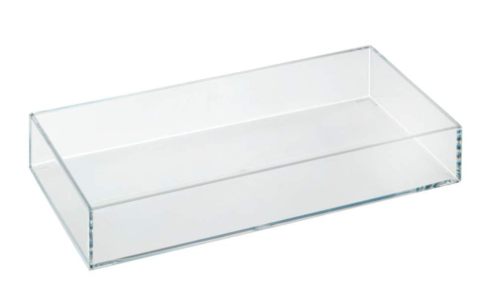 WENKO Kosmetik Organizer Femme Tray Long - Kosmetik-Aufbewahrung, Make-Up Organizer , Acryl, 30 x 5