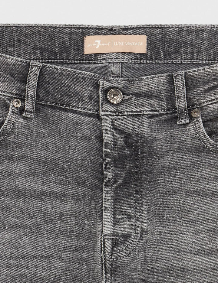 7 For All Mankind Damen Josefina Luxe Vintage with Worn Out Hem Jeans 23W / 23L Grau, 23W / 23L Grau