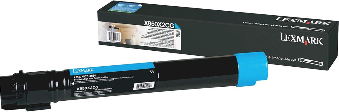 Lexmark X950X2CG X950, X952, X954 Tonerkartuschex extra Höhekapazität, magenta Cyan, Cyan