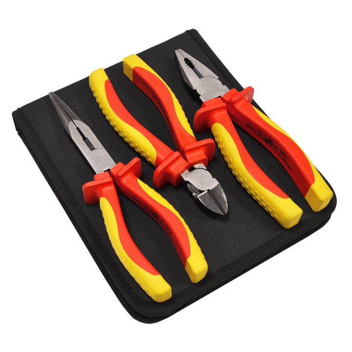 Faithfull Pliers Set with Pouch, 3 Piece, FAIPLVDESET, Clear, einheitsgrösse 1 Clear, 1 Clear