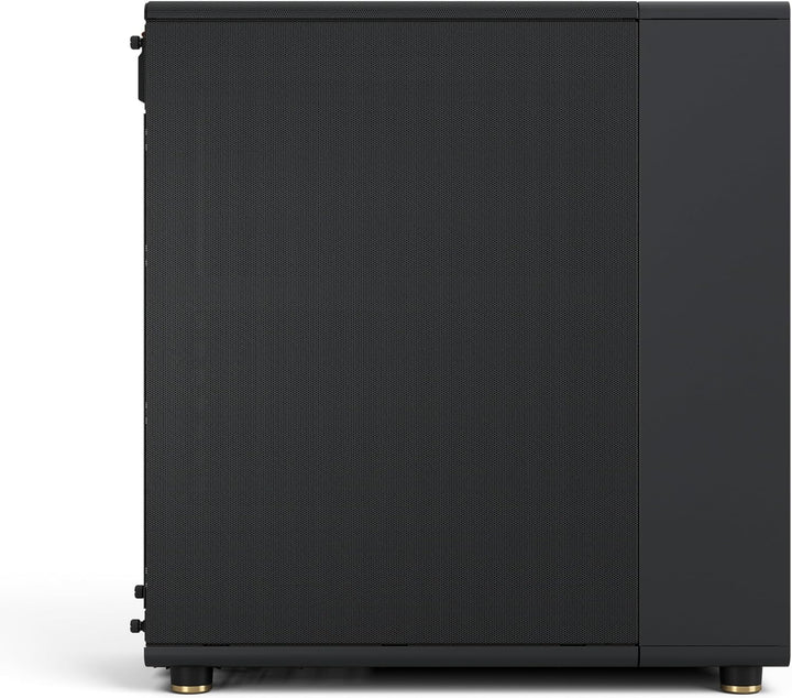 Fractal Design North Charcoal Black - Wood Walnut Front - Mesh Side Panels - Two 140mm Aspect PWM Fa