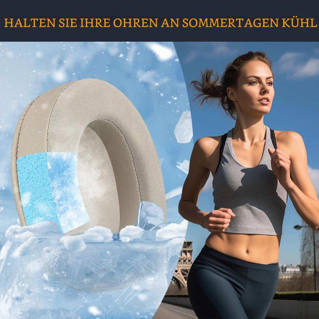SOULWIT Kühlgel Ersatzpolster Ersatz Ohrpolster für Sony WH-1000XM4 (WH1000XM4) Kopfhörer, Ohrpolste