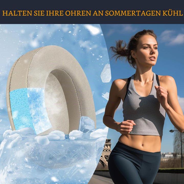 SOULWIT Kühlgel Ersatzpolster Ersatz Ohrpolster für Sony WH-1000XM4 (WH1000XM4) Kopfhörer, Ohrpolste