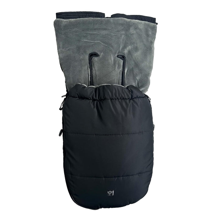 Kaiser 6538525 Babyschalenfusssack Hoody, schwarz