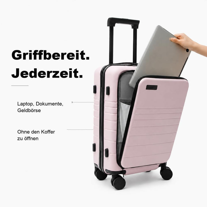 ETERNITIVE E3 Pro Kofferset 3-teilig S-M-L USB Hartschale PC Pink Rosa Pro Kofferset 3-tlg. (S+M+L),