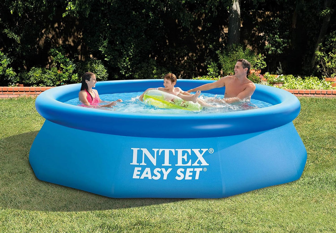 Intex 10Ft X 30In Easy Set Pool Set Blau 10 ft x 30-Inch Einzeln, Blau 10 ft x 30-Inch Einzeln