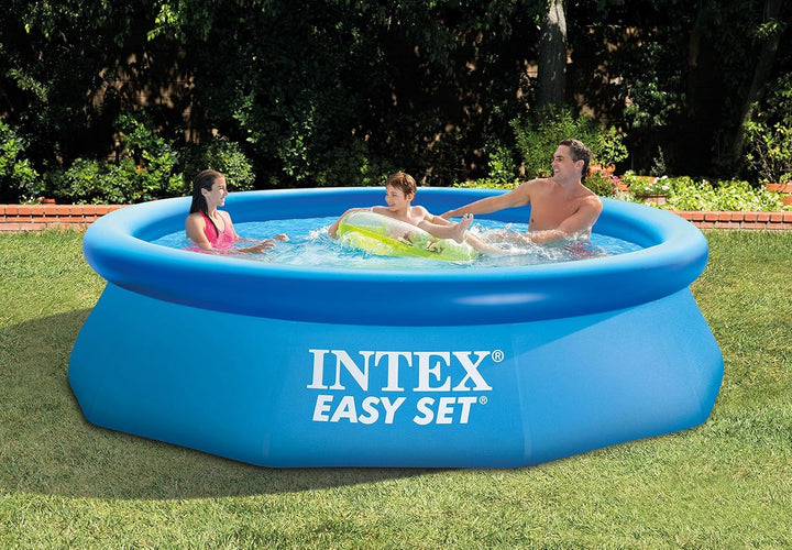 Intex 10Ft X 30In Easy Set Pool Set Blau 10 ft x 30-Inch Einzeln, Blau 10 ft x 30-Inch Einzeln