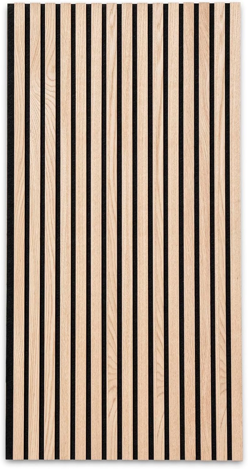 Floordirekt 3D Akustikpaneele 118 x 60 cm, Wandpaneele mit Echtholzfurnier für eine angenehme Raumak