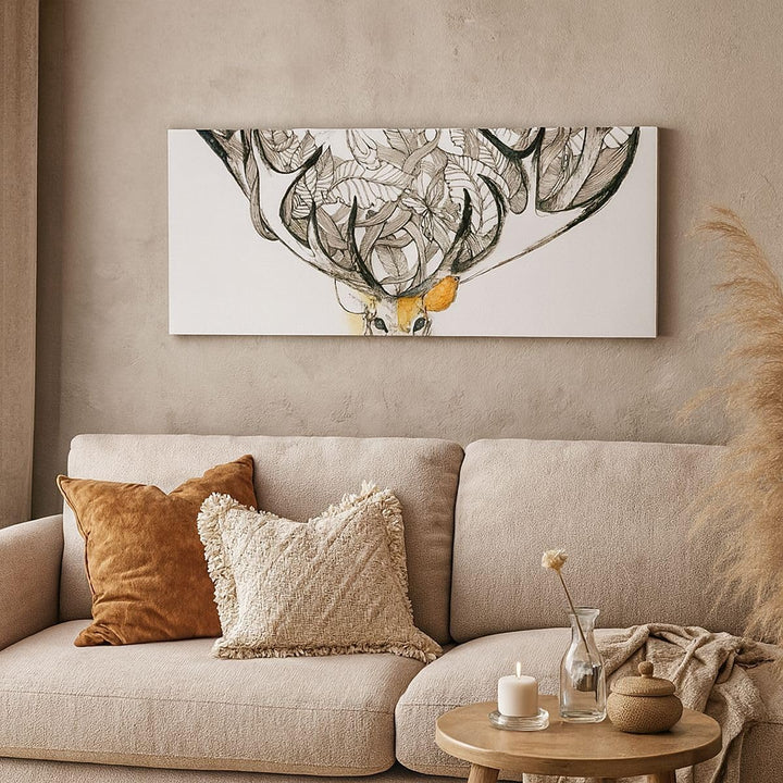 Panorama Bilder auf Leinwand 100x40cm Leinwandbild Lieber Wilde Blumen Wald Gross Wanddeko Bild Schl