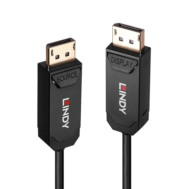 LINDY Glasfaser-Hybrid-Kabel (für DP 2.0, UHBR10, 15 m)