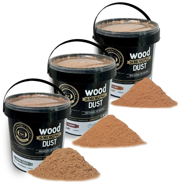 GRILLGOLD Räuchermehl Wood Smoking Dust. Zum räuchen und kalträuchern von Fisch, Fleisch und Gemüse.