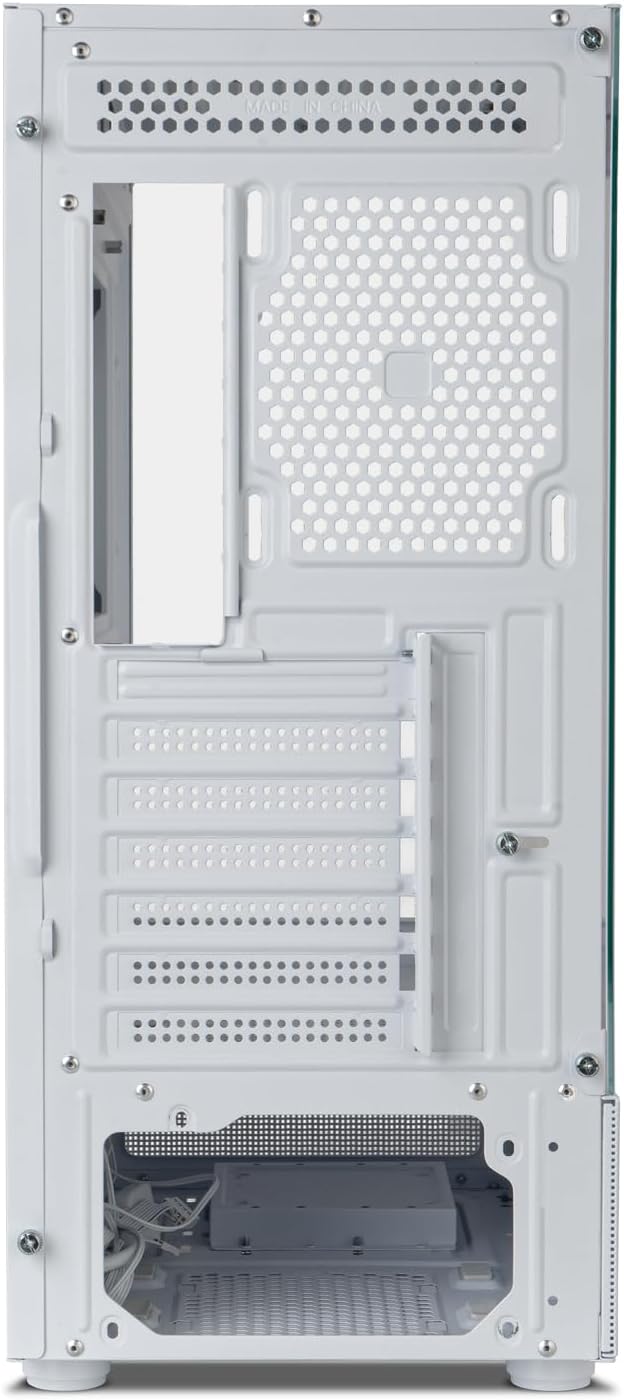 NOX XTREME PRODUCTS Hummer Vision White - Semitower ATX | M-ATX, Seiten- und Frontscheibe aus gehärt