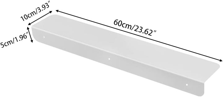 BAOYOUNI Metall Spaltabdeckung 60 cm Langer Spaltfüller Gap Cover Regalböden Trennwände Schmaler Lüc