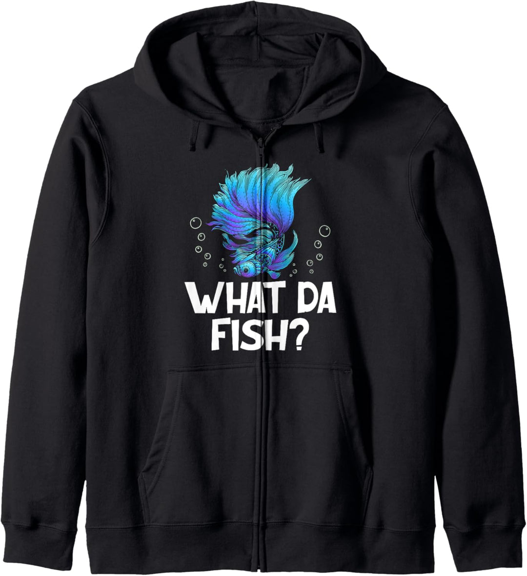 What da Fish Was zum Fisch, Angler Aquarianer Kapuzenjacke