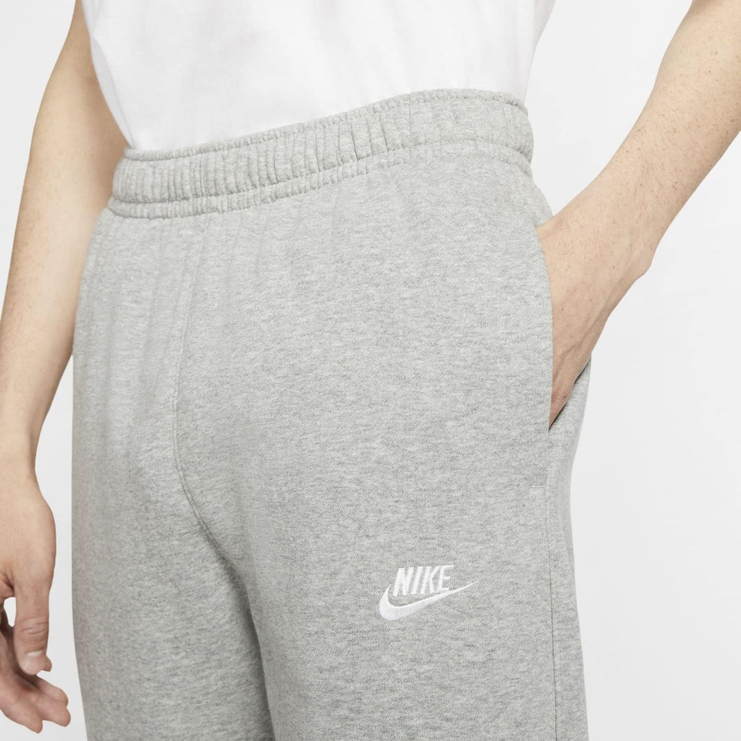 NIKE Herren Klassisch Mens Club Polyknit Pants XS Dark Grey Heather/Matte Silver/White, XS Dark Grey