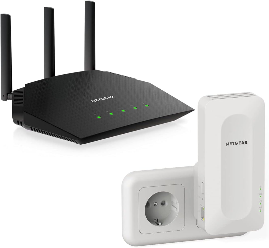 NETGEAR AX WiFi 6 Mesh WLAN System AX1800 (4 simultane Streams mit bis zu 1.8 GBit/s, 5X GB LAN-Port