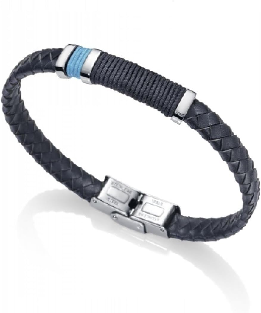 Viceroy Armband 6453P01013 Mann Leder und Stahl